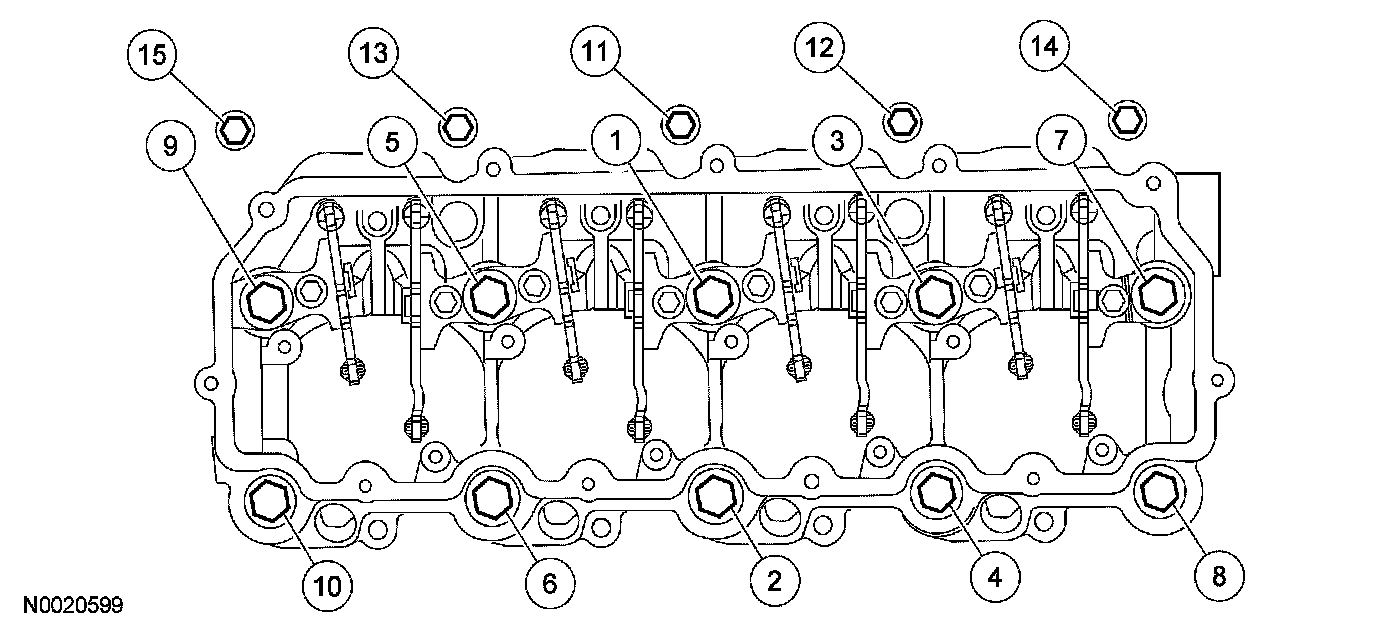 Cylinder Head Assembly: Specifications — 2006 Ford F 250 4WD Super Duty ...