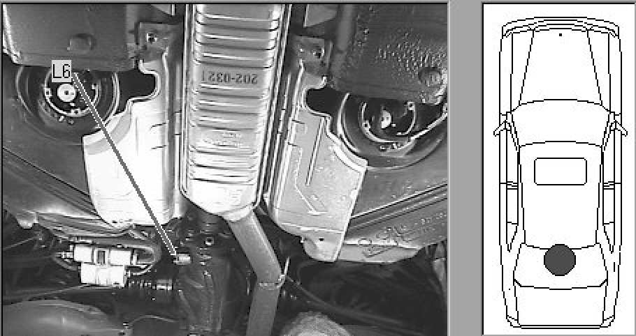VSS Sensor, Rear - L6 — 1994 Mercedes Benz C 220 (202.022) L4-2.2L (111 ...