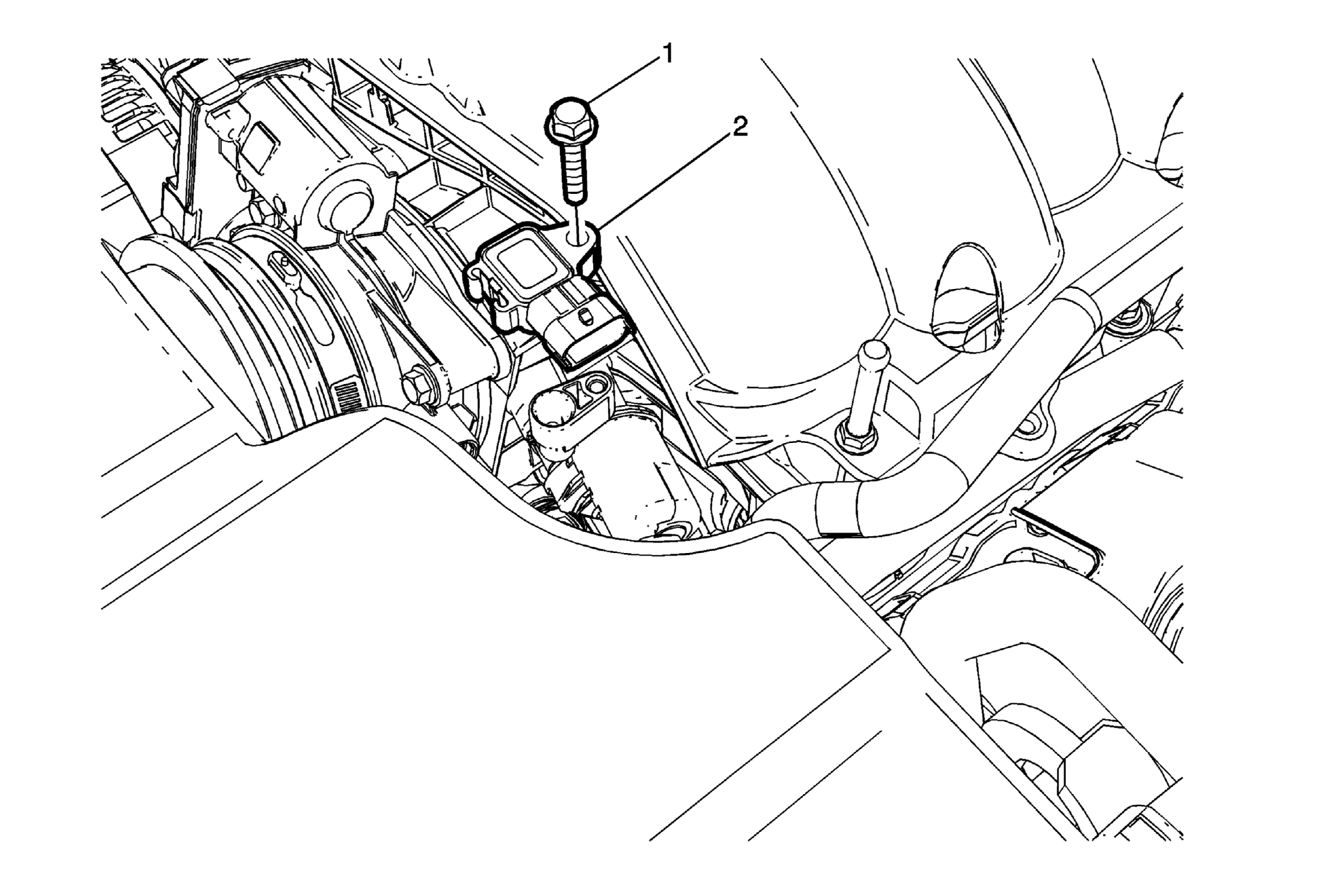Manifold Absolute Pressure Sensor Replacement — 2015 GMC Sierra 1500 ...