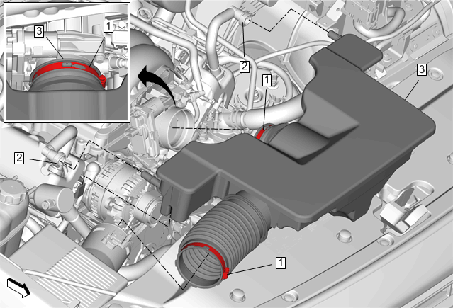 Air Cleaner Outlet Duct Replacement — 2015 GMC Sierra 1500 Base, 4D ...
